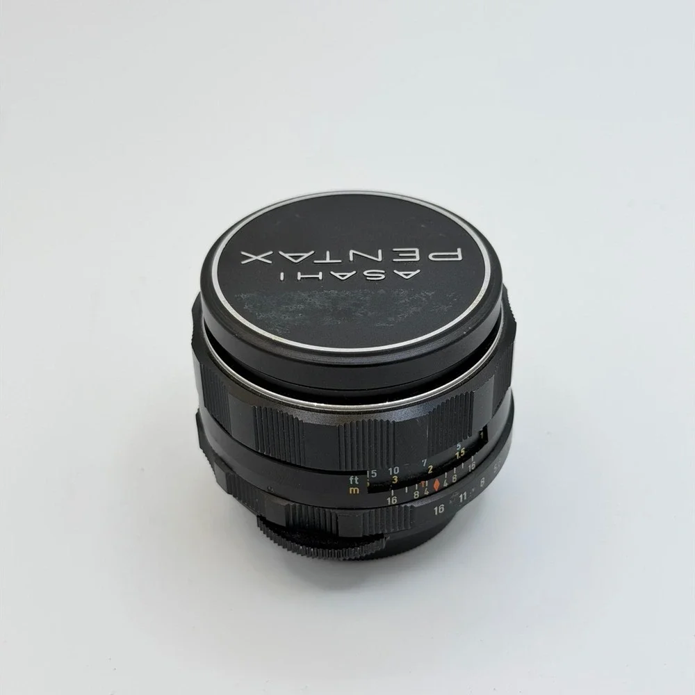 Asahi Pentax Super-Takumar 50mm f1.4 M42 Screw Mount Vintage Lens W/ Caps